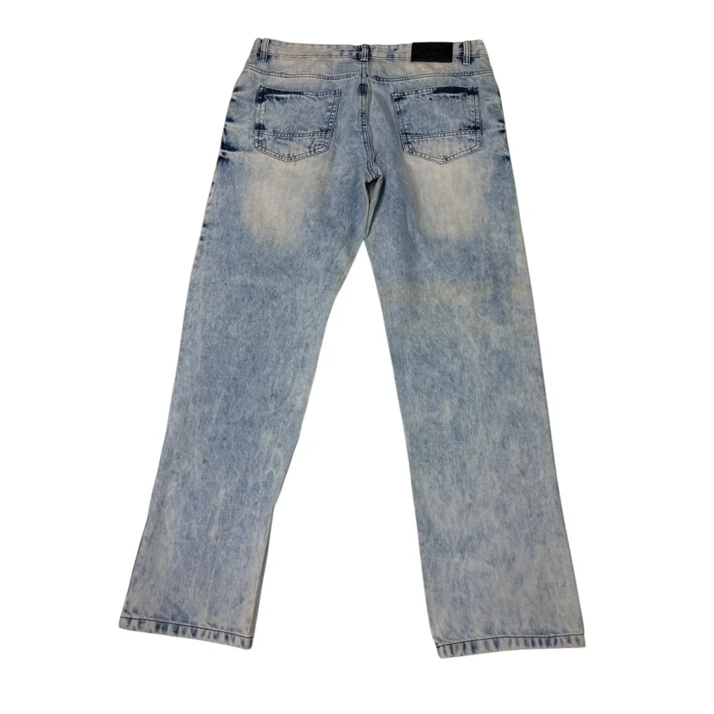 Southpole Mens Jeans Acid Wash‎ Straight Leg Size 36x31 Denim